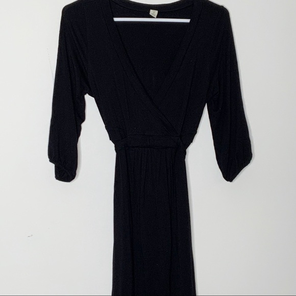Old NAVY Black pullover dress. V neckline. Size S - Picture 3 of 6